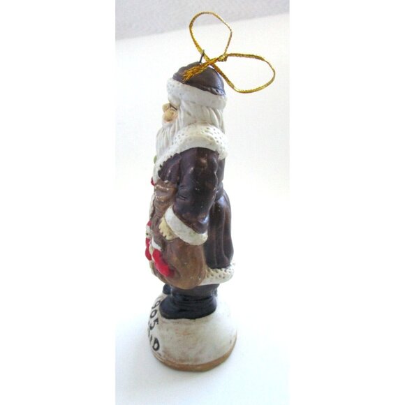 VTG Commodore Mfg.Corp. Antique Santa Collectibles 1905 England Ornament Ceramic - Picture 16 of 16